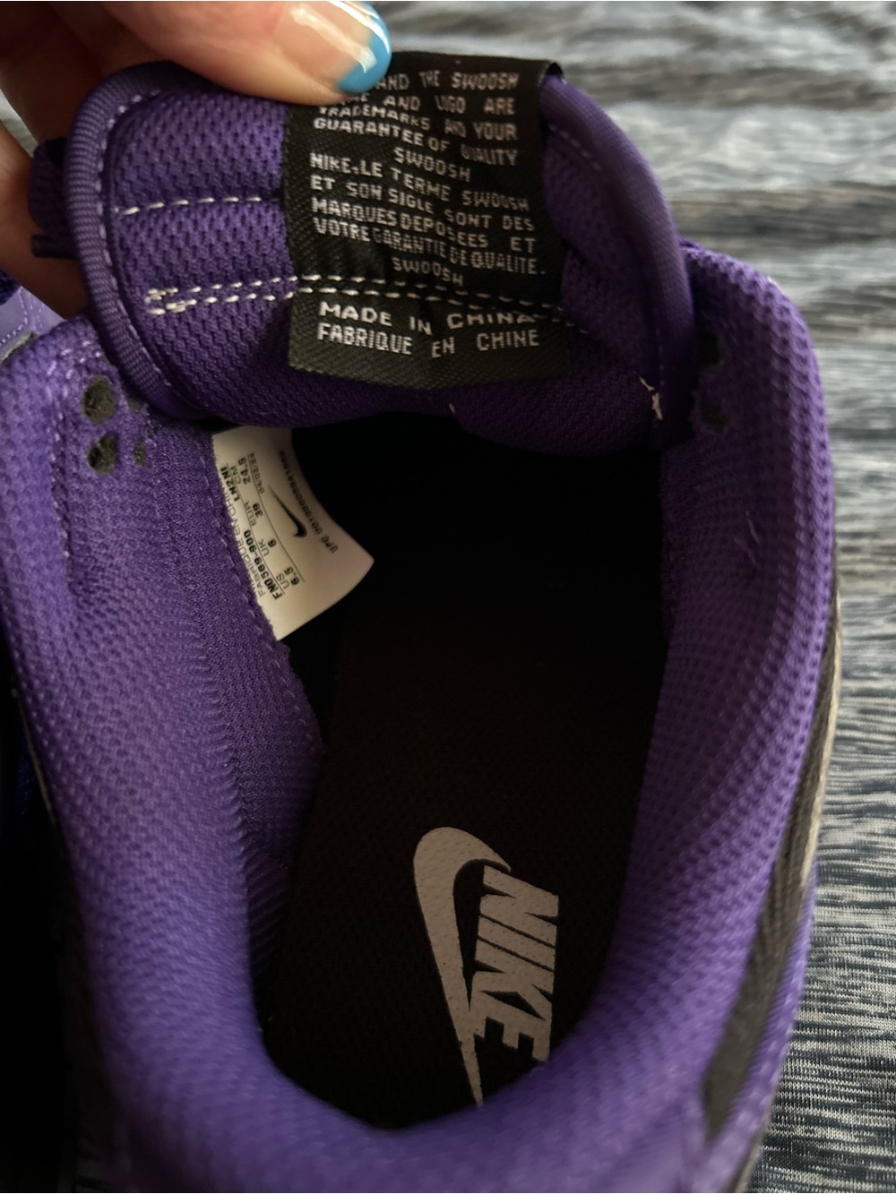 Purple/Black Nike Dunks - Picture 7 of 9